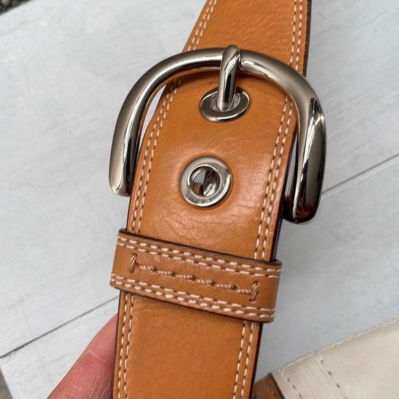 Coach Shoulder Bag Medium Soho Soft Leather Two Toned Hobo Spring Fling W COA - Picture 6 of 11